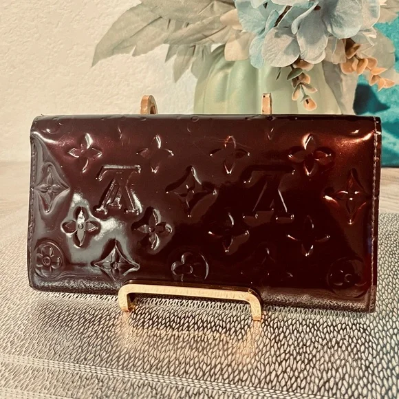 Louis Vuitton purple vernis Patent Leather Clutch wallet - Picture 5 of 13